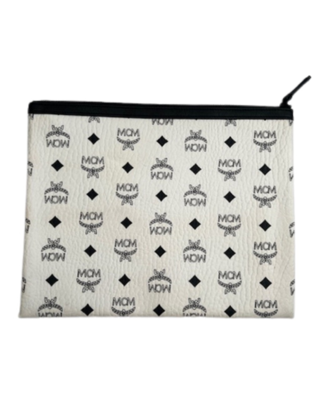 Authentic MCM Visetos Vogue Korea Limited Edition Zip Pouch by‎ Donald Robertson - Picture 2 of 6